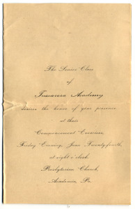 school tuscarora academy senior invitation